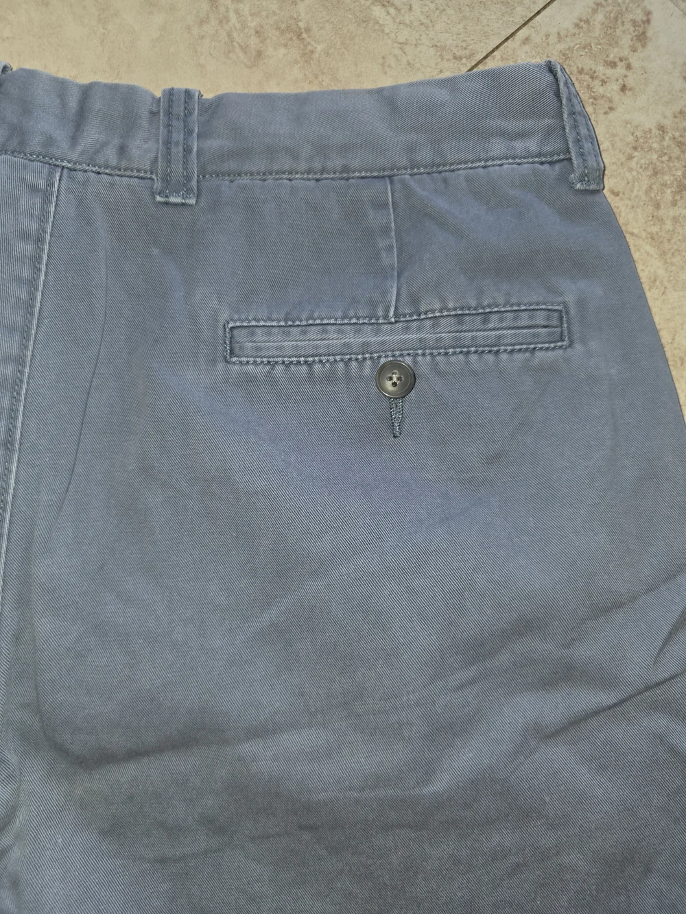 J. Crew Men's Light Blue Flat Front Chino Shorts
